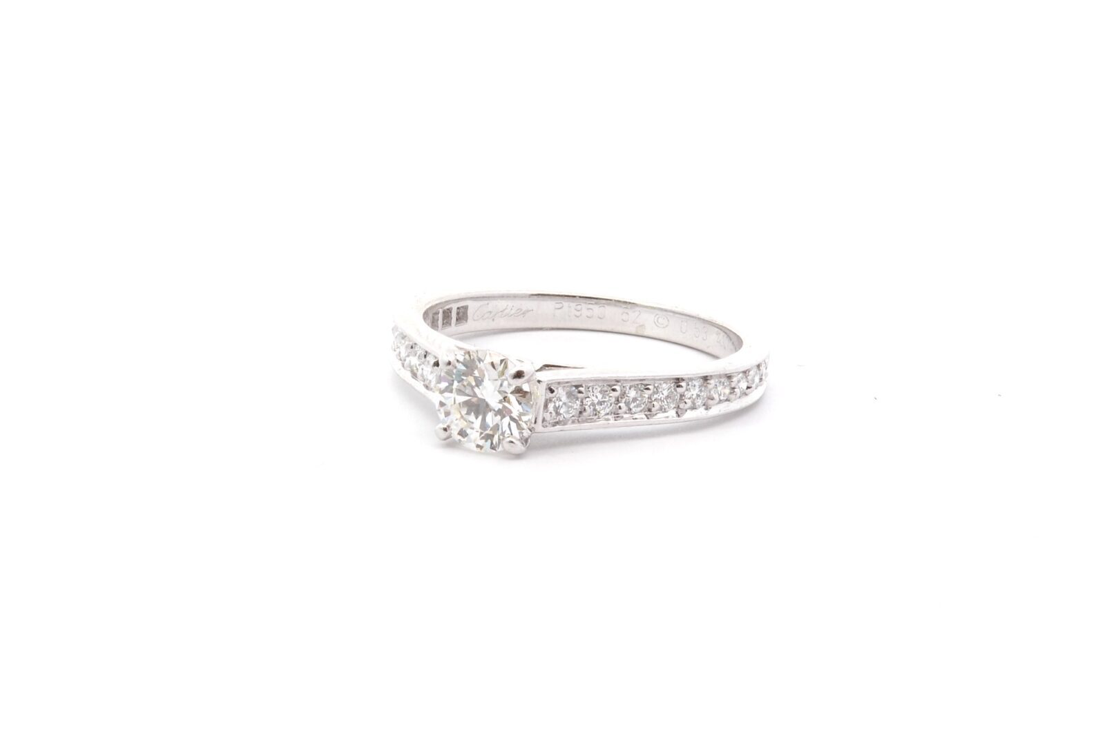 Bague solitaire diamant 0,53 ct